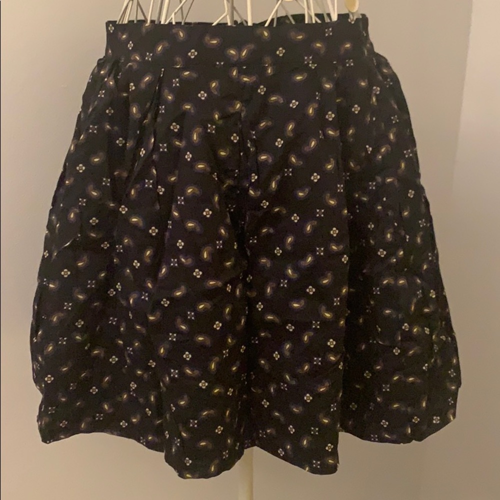 Steven Alan Paisley Print Mini Skirt